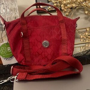 Kipling Red Mini Crossbody Bag NWT